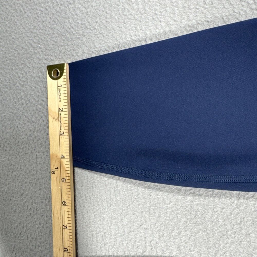 Lululemon Wunder Train High Rise Tight 24x25 Blue Leggings Crop‎ Athleisure Gym - Picture 6 of 10